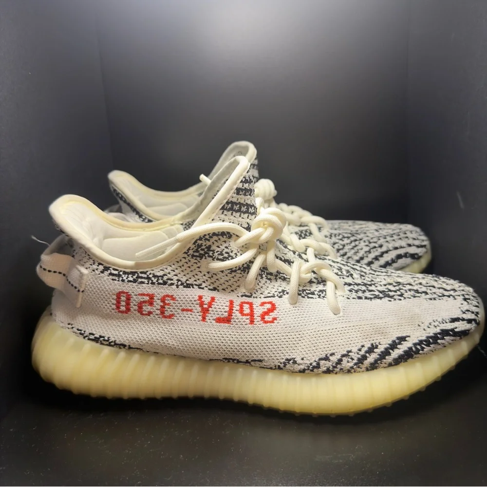 adidas Zebra Pattern Yeezy Boost 350 - Picture 6 of 10